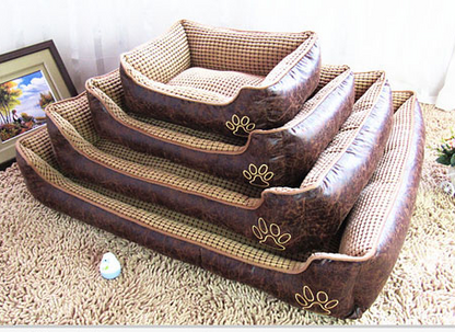 Luxury Dog Nest Bed — Plush Bed Set with Blanket & Washable Cover