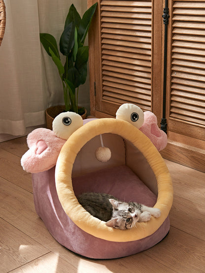 CatDogra cozy cat cave bed all-season comfort design