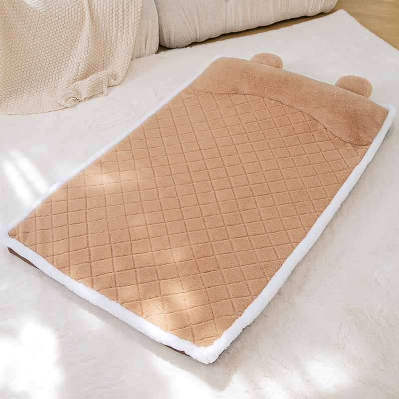 CatDogra all-season pet bed soft cushion for dogs and cats