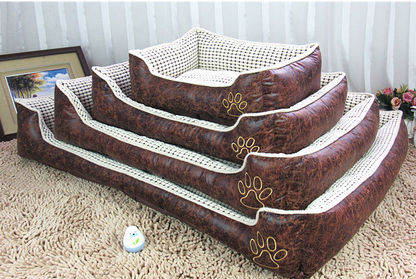 Luxury Dog Nest Bed — Plush Bed Set with Blanket & Washable Cover