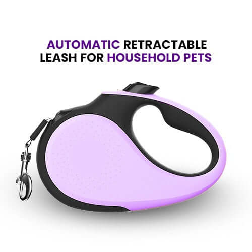 Retractable dog leash 5 meter cord with safety lock – Catdogra
