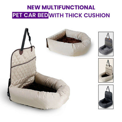 Waterproof dog car bed thick cushion for back seat and SUV – Catdogra