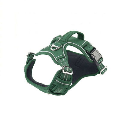 Camouflage green waterproof dog harness outdoor adventure – Catdogra