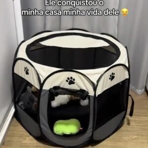 Portable foldable pet playpen